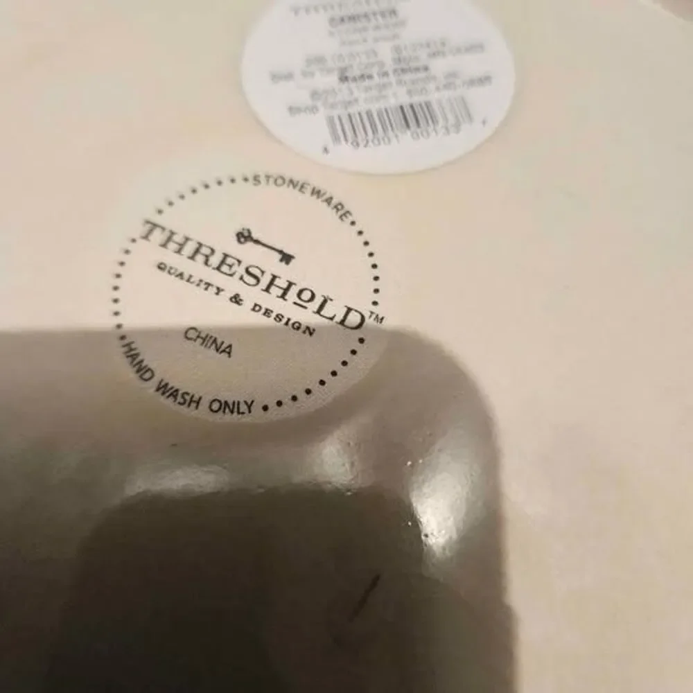 Thresholds Stoneware Ceramic Cookie Jar Canister 7